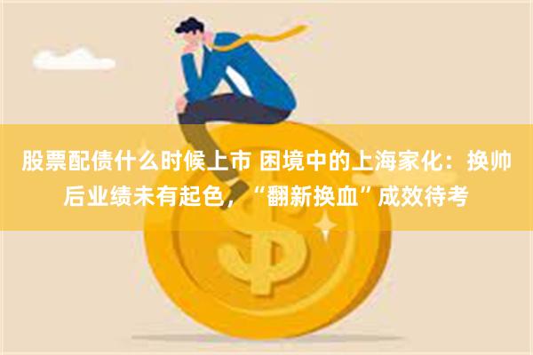 股票配债什么时候上市 困境中的上海家化：换帅后业绩未有起色，“翻新换血”成效待考