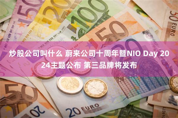 炒股公司叫什么 蔚来公司十周年暨NIO Day 2024主题公布 第三品牌将发布